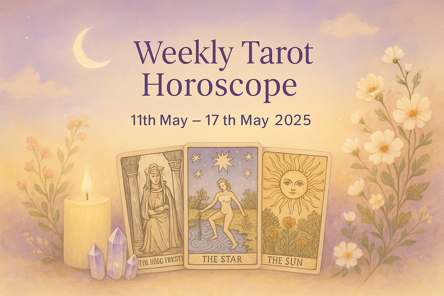 Weekly Tarot Horoscope from 11th May-17th May’2025