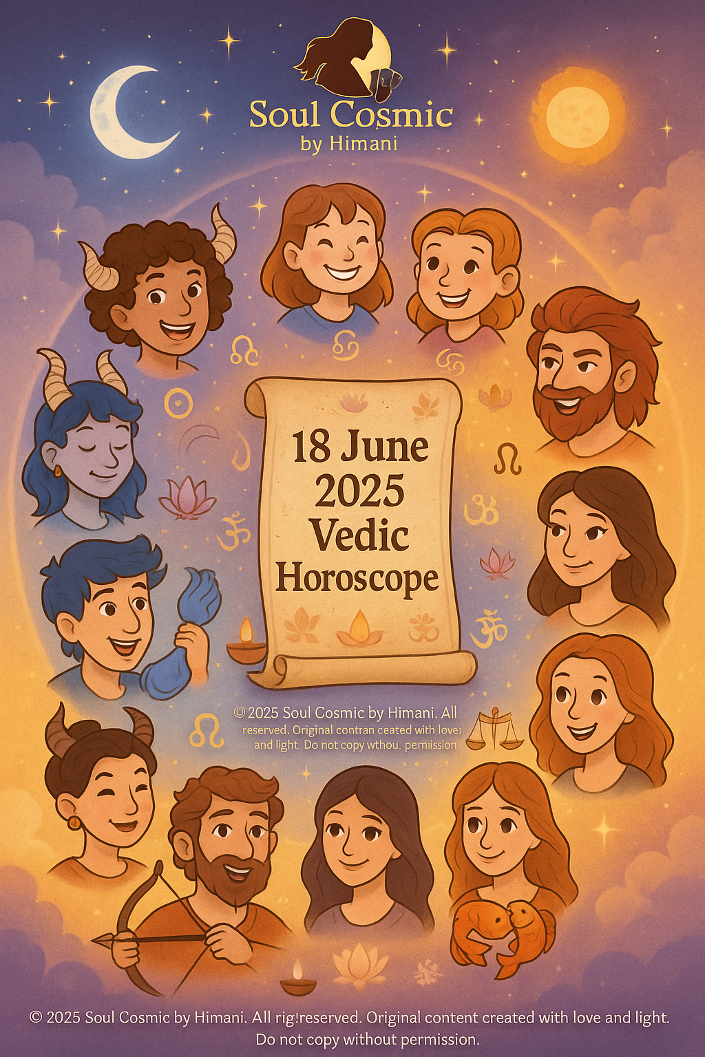 Vedic Astrology Horoscope 18th June’2025