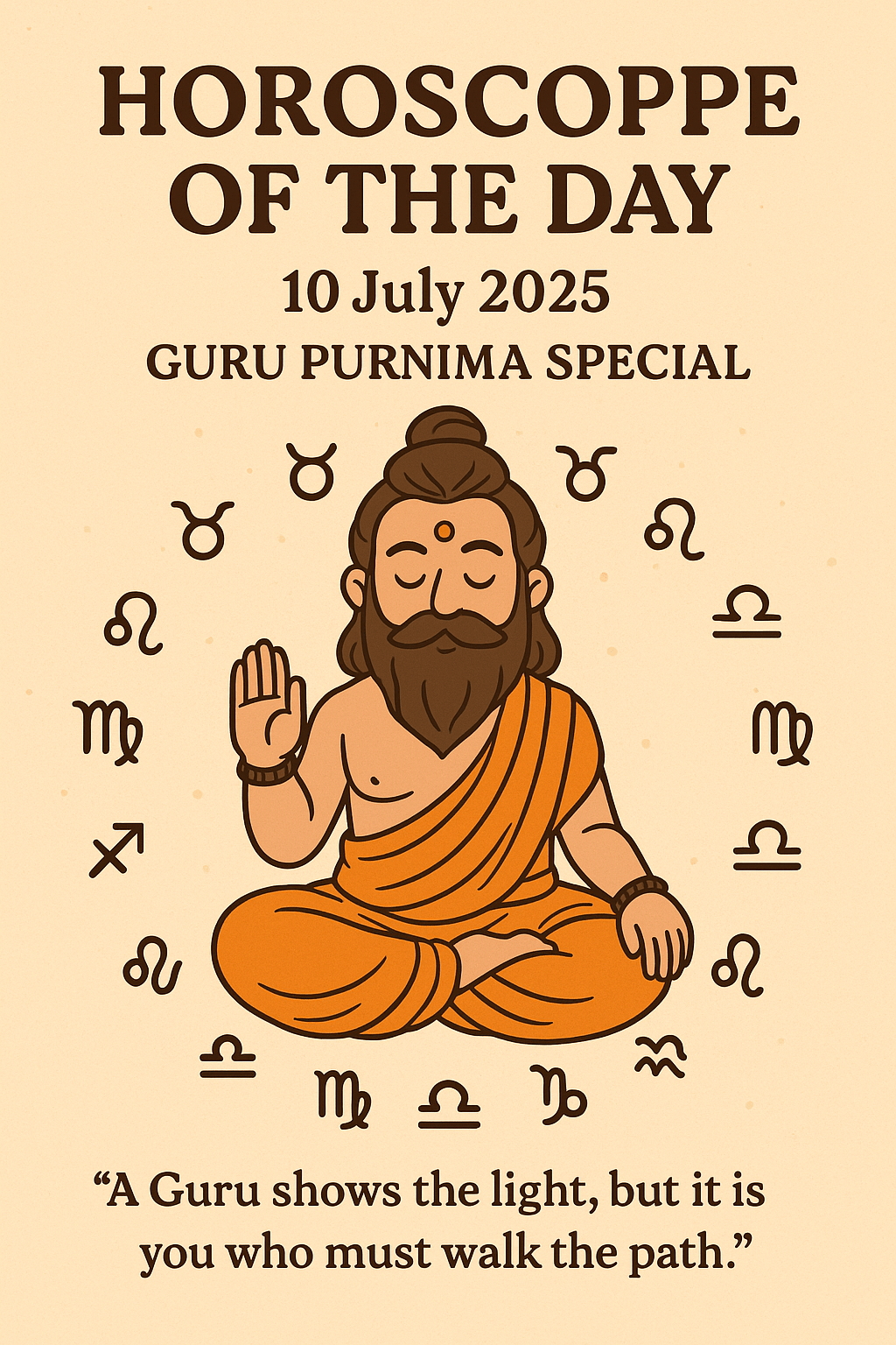 Horoscope of the day 10th&nbsp;July’2025