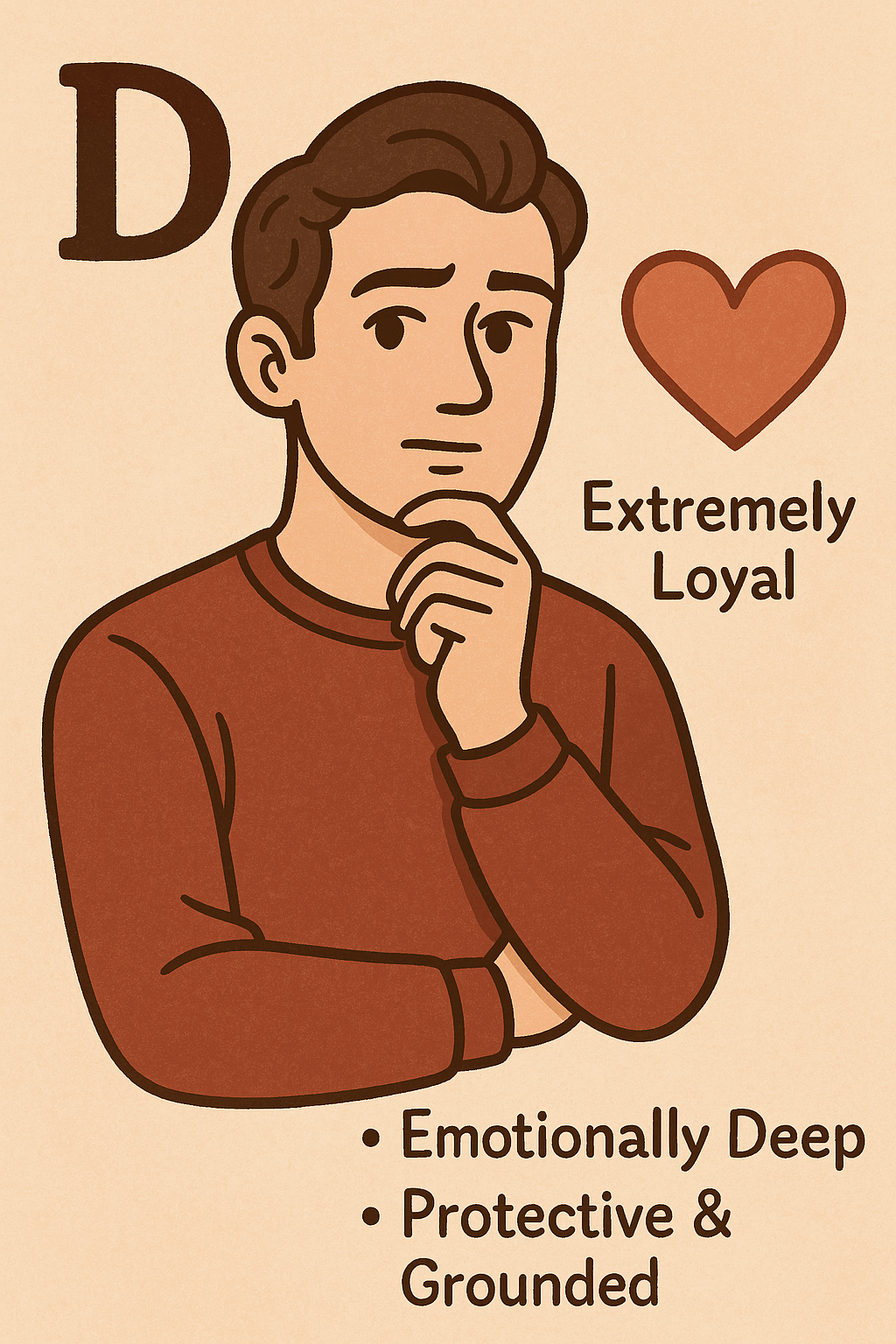 The love style for People with name D