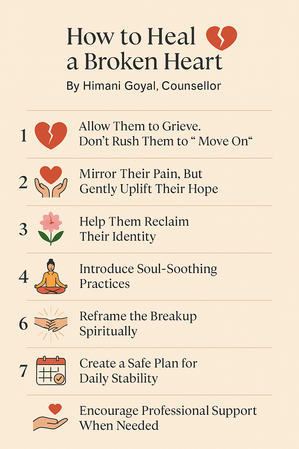 💔&nbsp;How to Heal a Broken Heart: A Counsellor’s Guide to Holding On and Letting&nbsp;Go