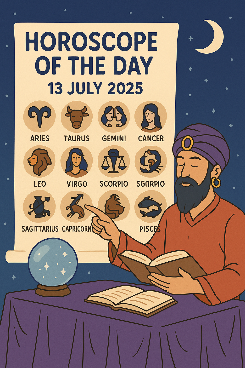 Horoscope of the day 13th July’2025