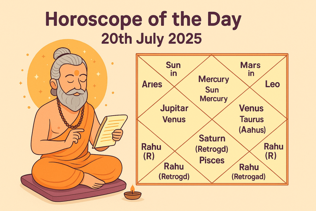 Horoscope of the day 20th July’2025&nbsp;Sunday