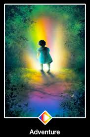 Card of the day; page of rainbow-&nbsp;Adventure