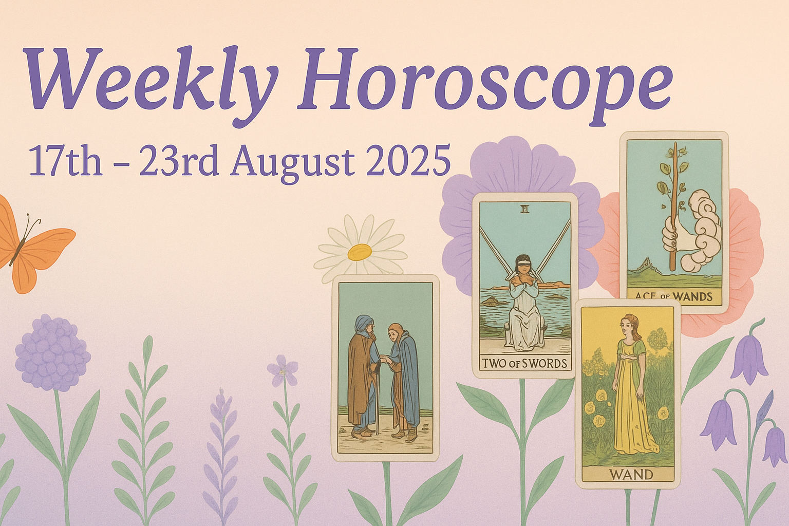 🌟 Weekly Tarot Horoscope-17th August – 23rd August 2025