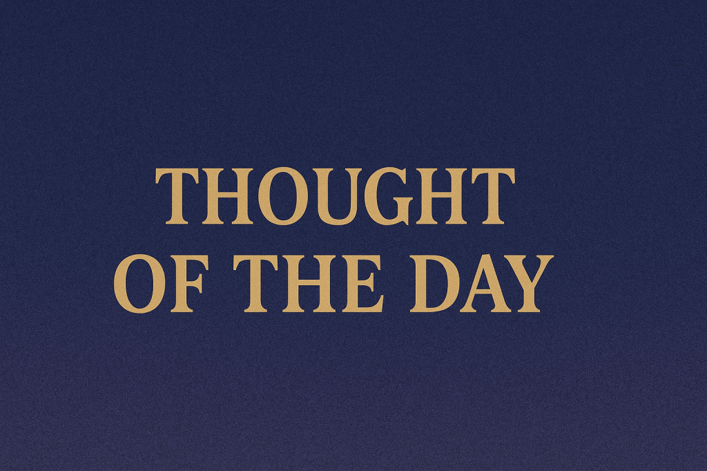 Thought of the&nbsp;date