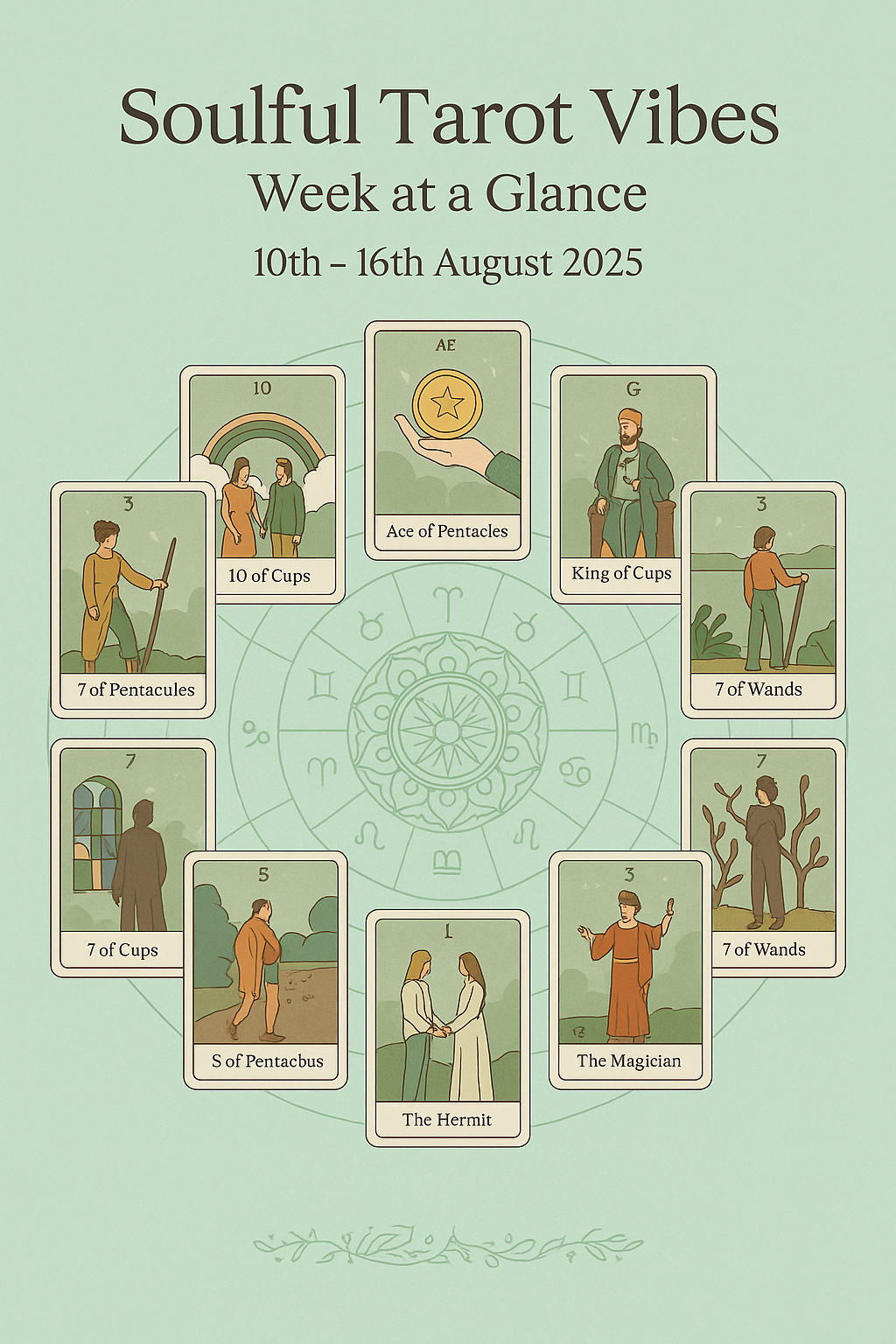 Weekly Tarot Horoscope 10th-16th August’2025