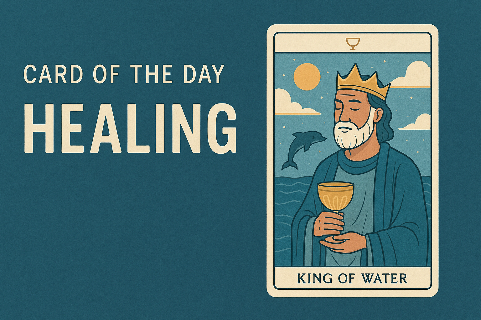 Card of the day-King of Water; Healing