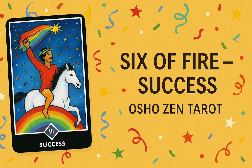 Card of the day: 6 of Fire;&nbsp;Success