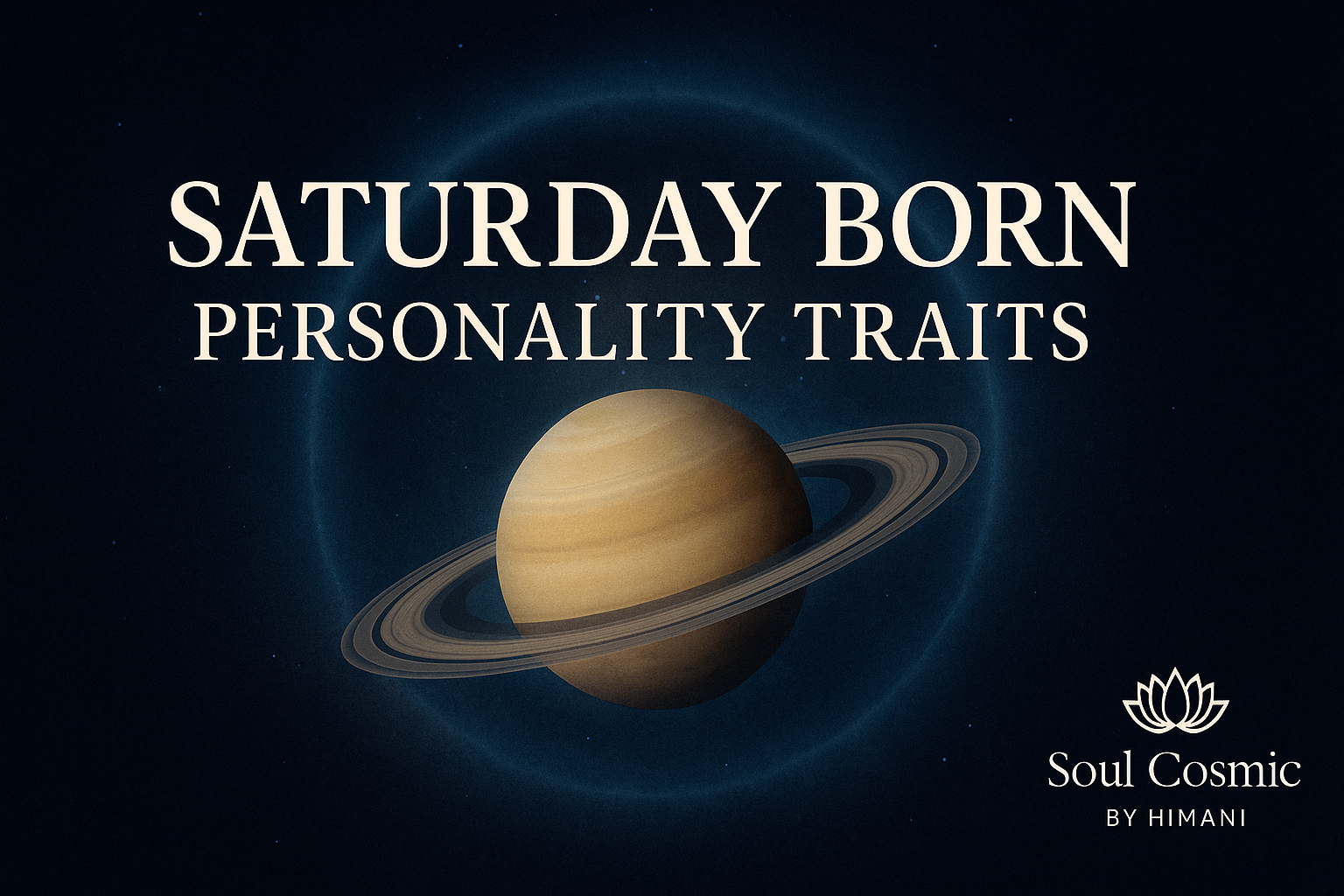 Saturday Born Personality Traits – The Children of Saturn