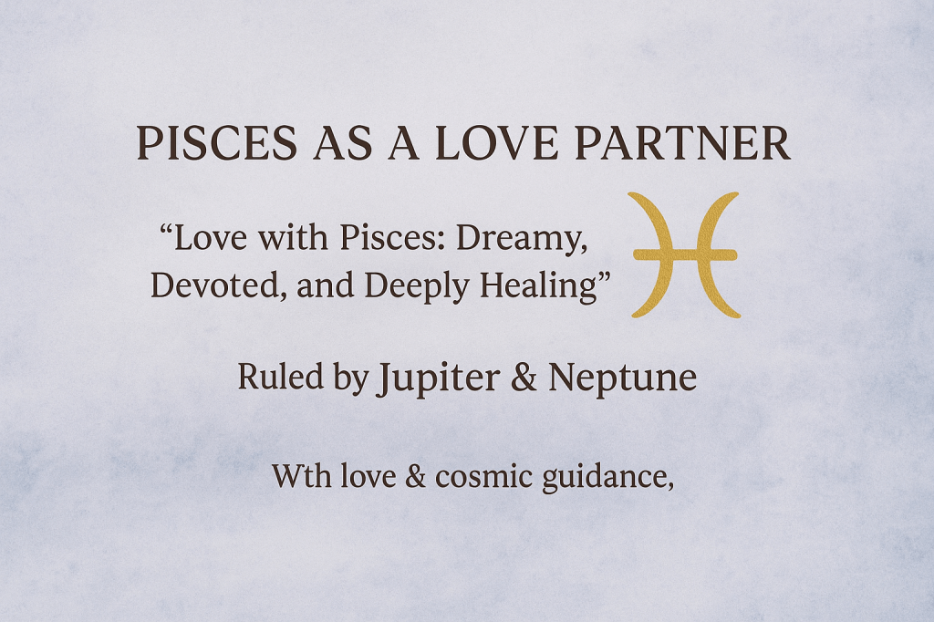 Pisces as a Love&nbsp;Partner