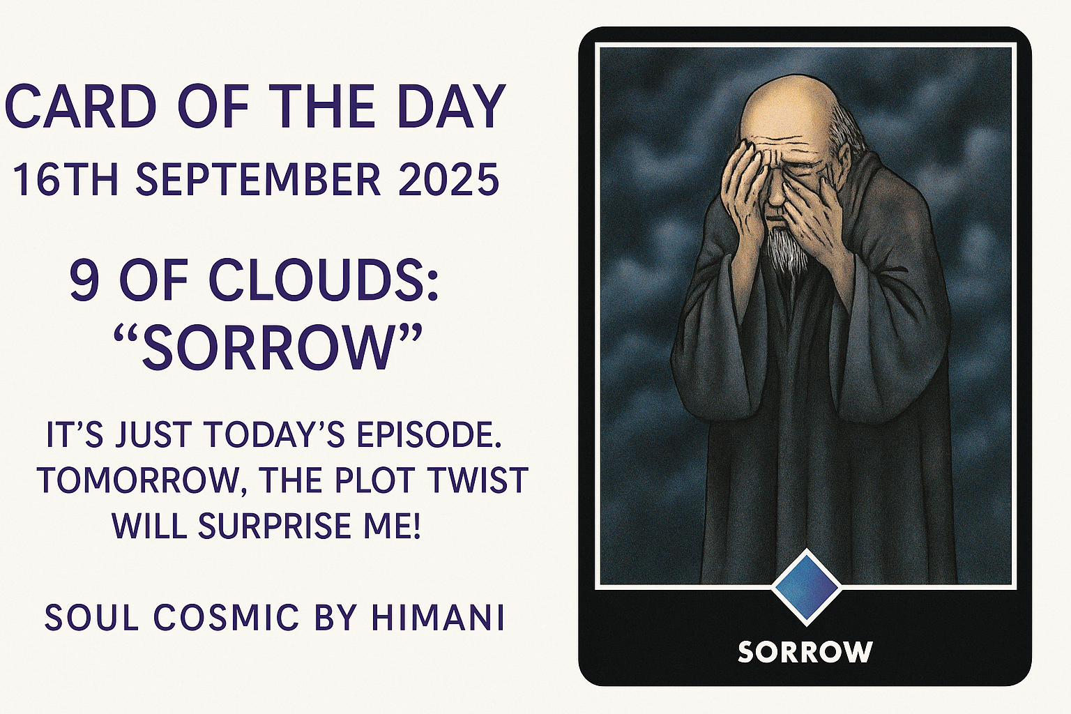 Card of the day-9 of Clouds; Rainbow