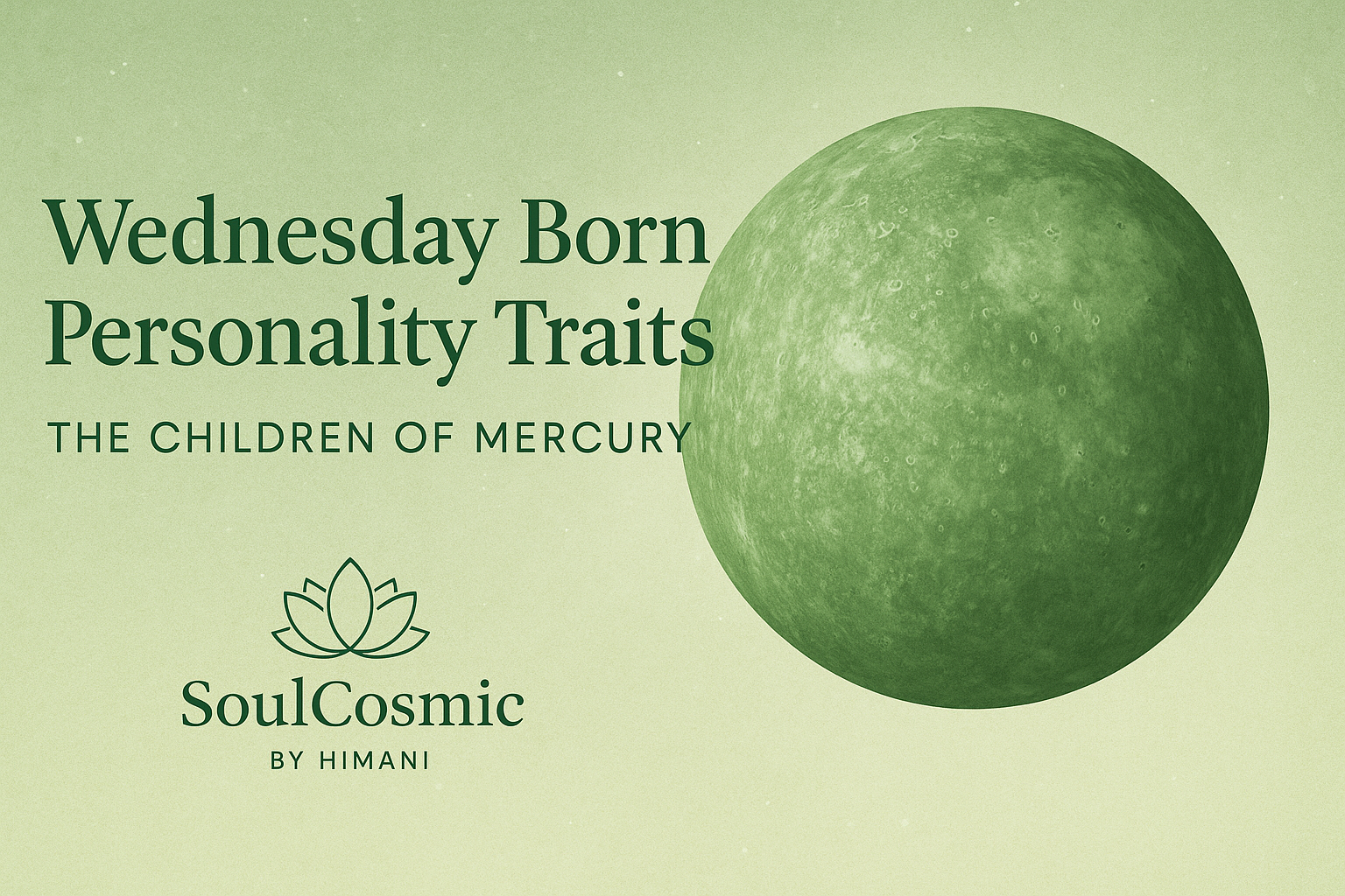 Wednesday Born Personality Traits – The Children of Mercury