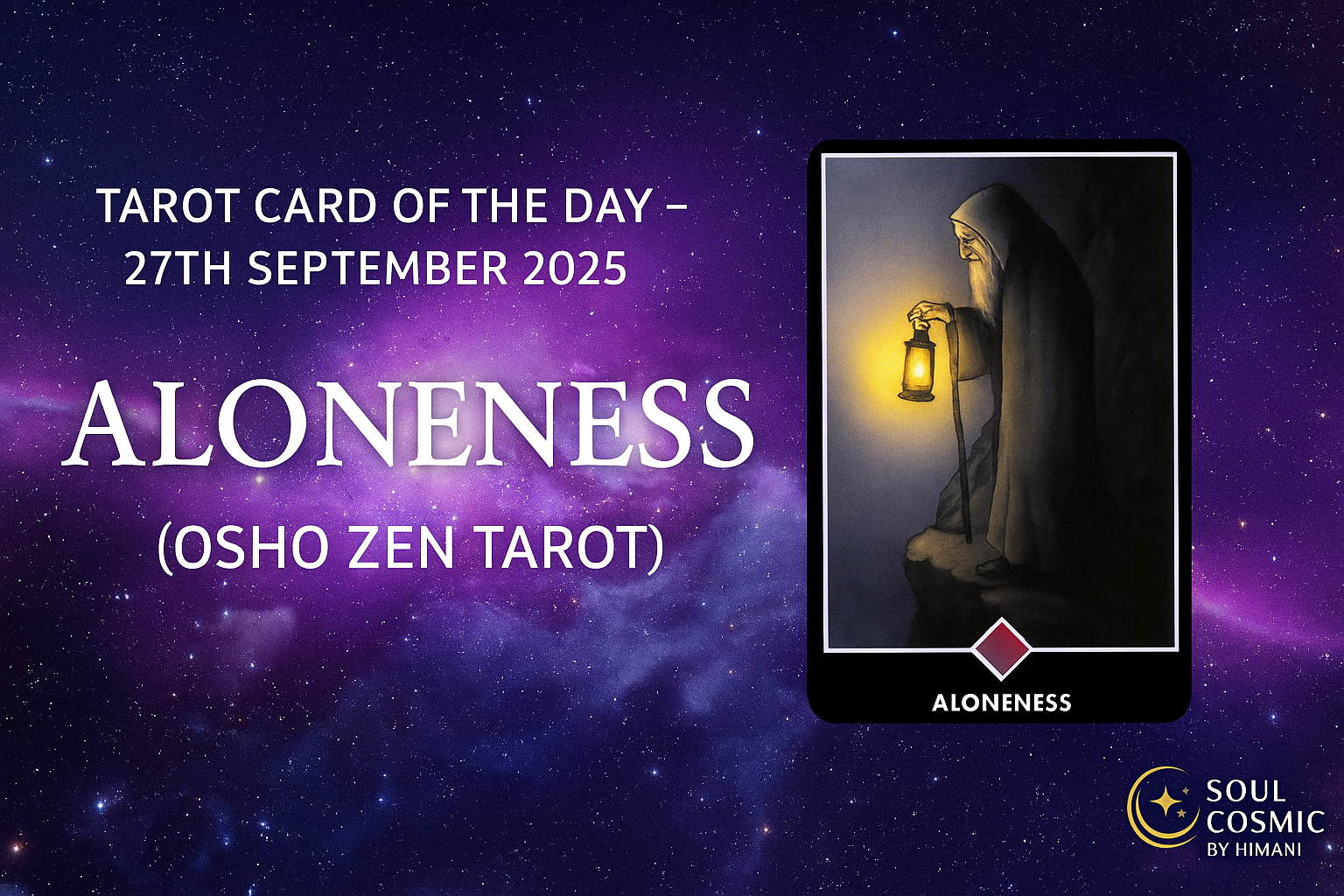 Card of the day -Aloneness