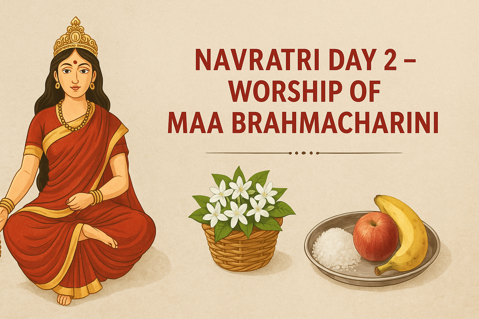 Navratri Day 2 – Worship of Maa Brahmacharini