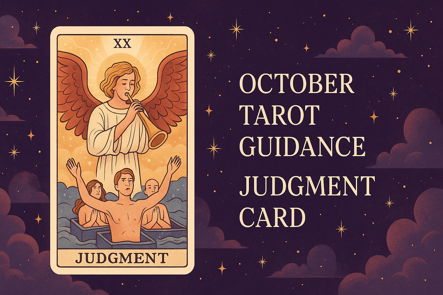 October Tarot Guidance: Judgment Card