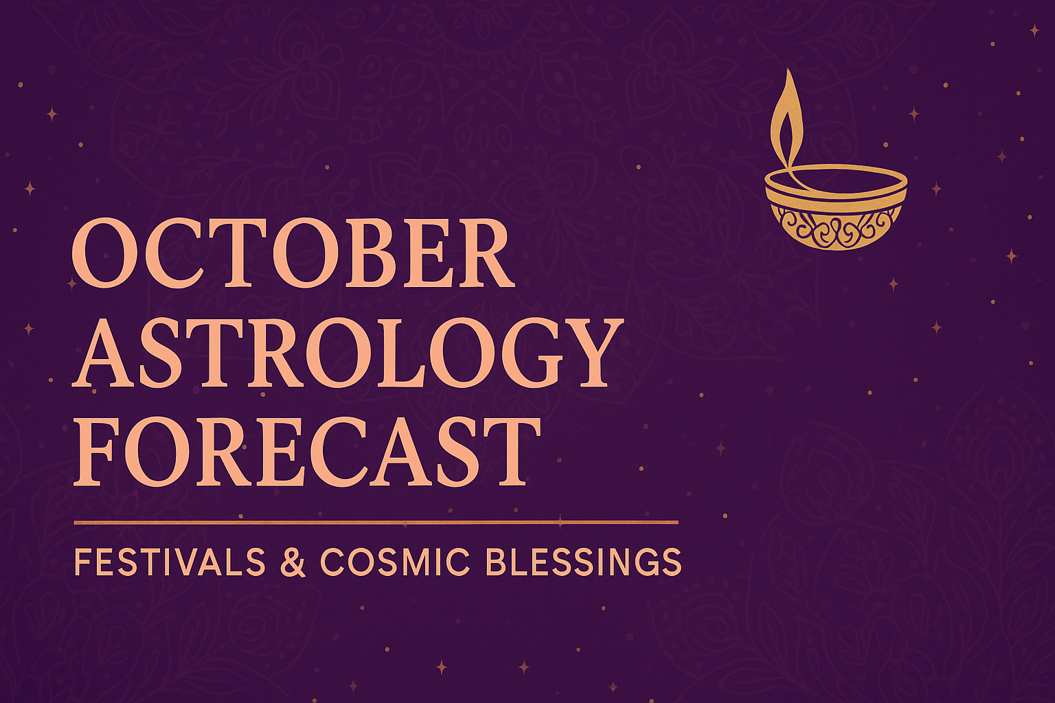 October 2025 Astrology Forecast for All 12 Moon Signs