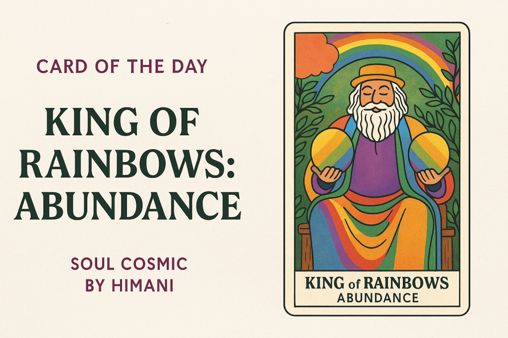 Card of the Day – King of Rainbows:&nbsp;Abundance