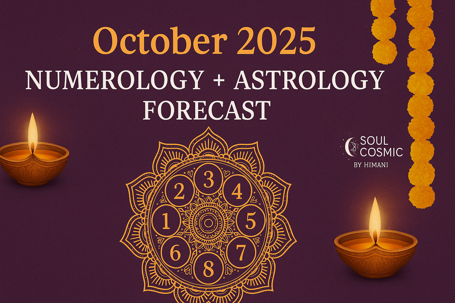 October 2025 Numerology & Astrology Forecast