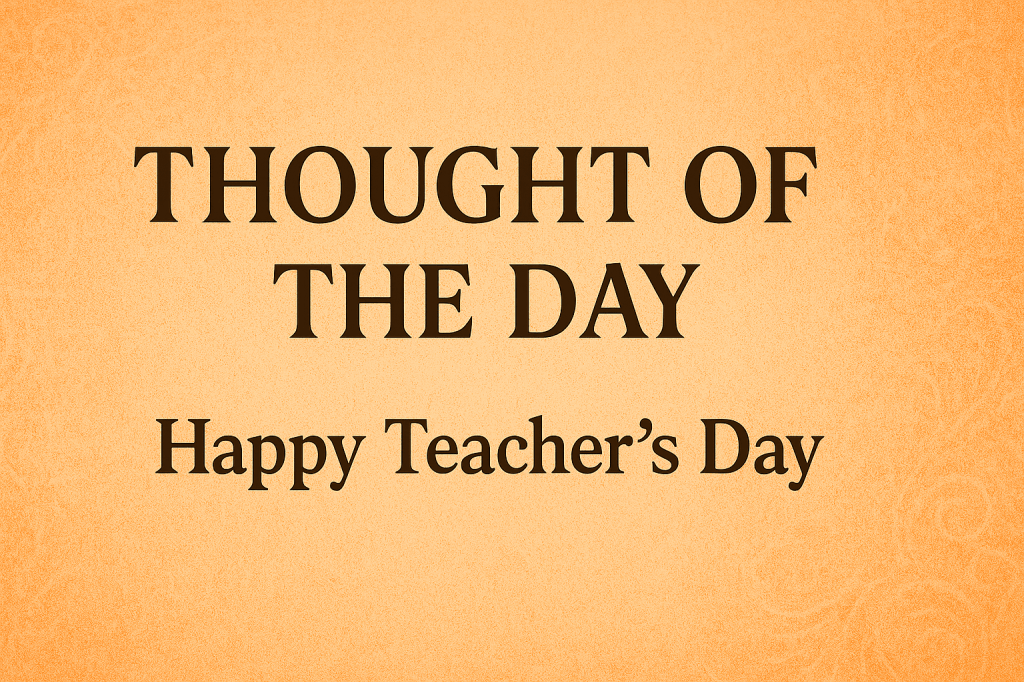 Thought of the&nbsp;day