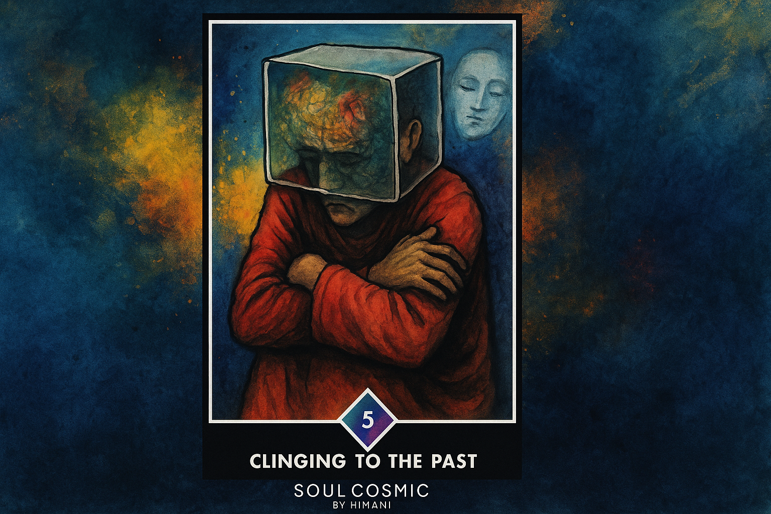 Thursday card of the day-5 of water; Clinging from the past