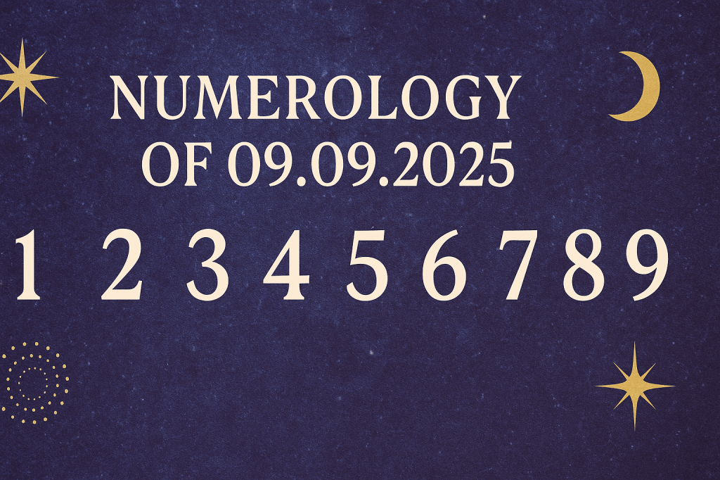 Full numerology influence of Tuesday, 09.09.2025 (9/9/9 portal) on all birth numbers&nbsp;(1–9).
