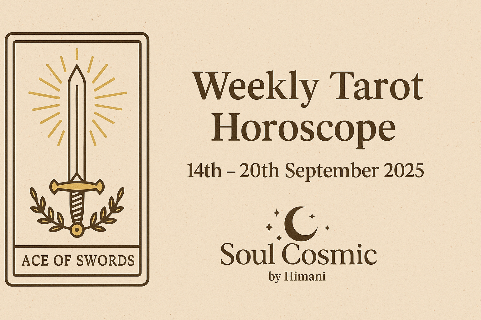 Weekly Tarot Horoscope (14th – 20th September 2025)