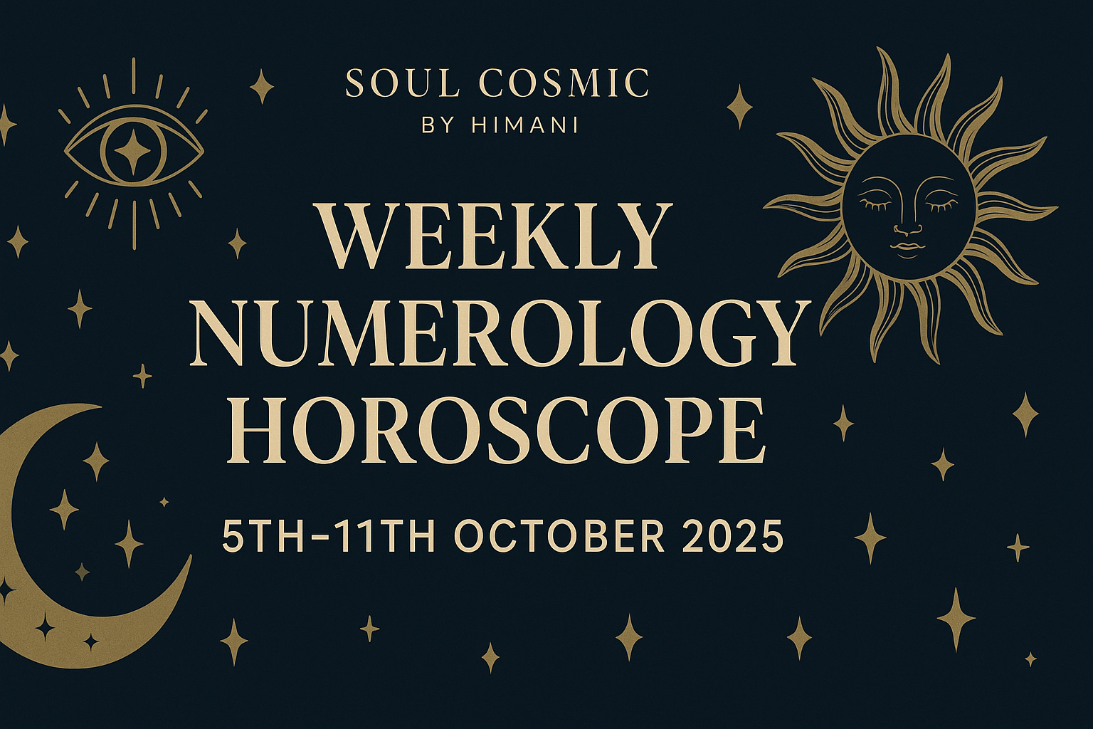 ✦ Weekly Numerology Horoscope (5th–11th October 2025) ✦