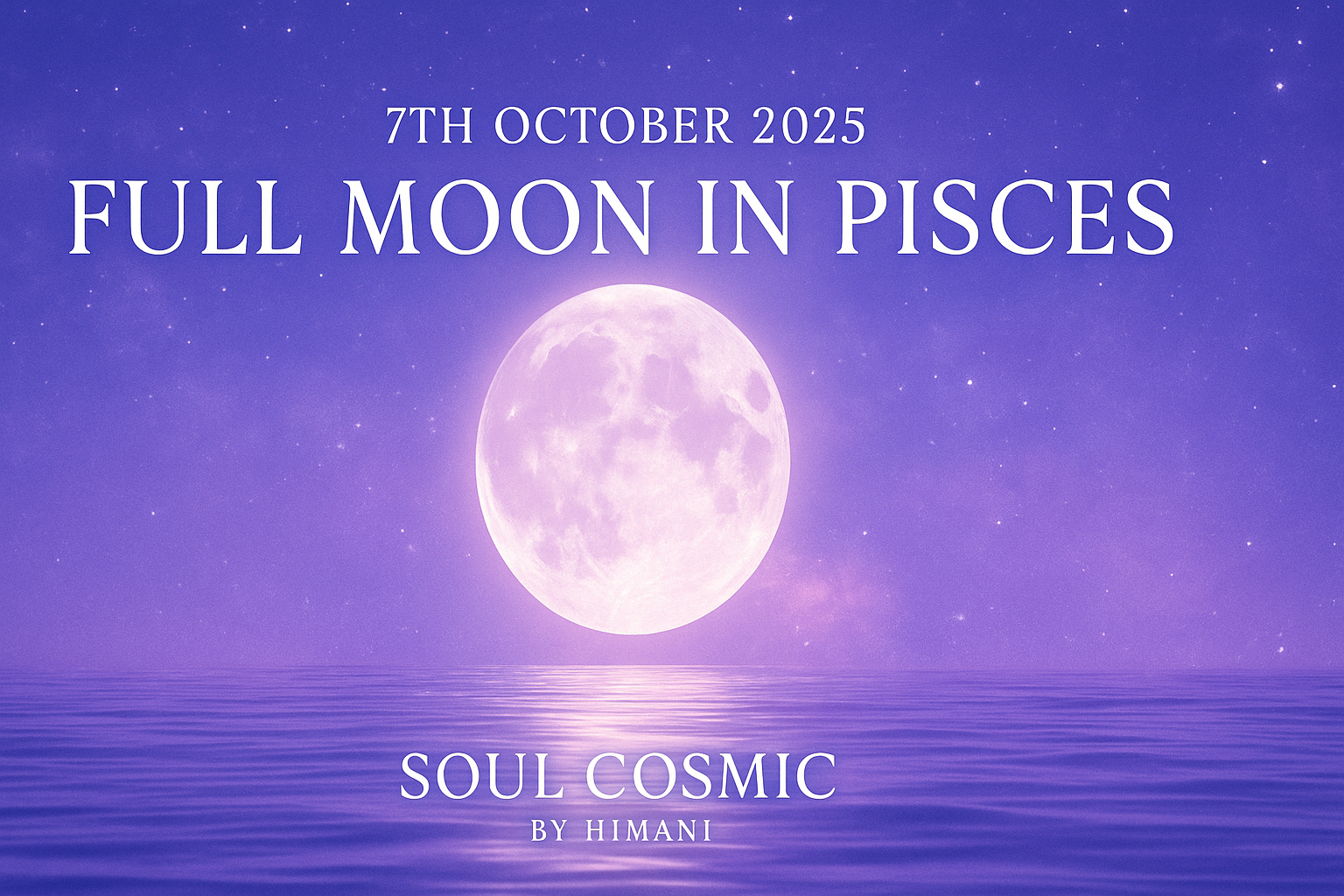 Full Moon in Pisces – 7th October 2025 Also Today’s date energy on all birth Numbers