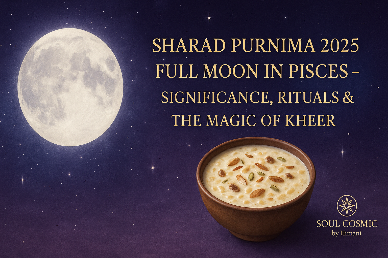 Sharad Purnima 2025: Full Moon in Pisces – Significance, Rituals & The Magic of Kheer