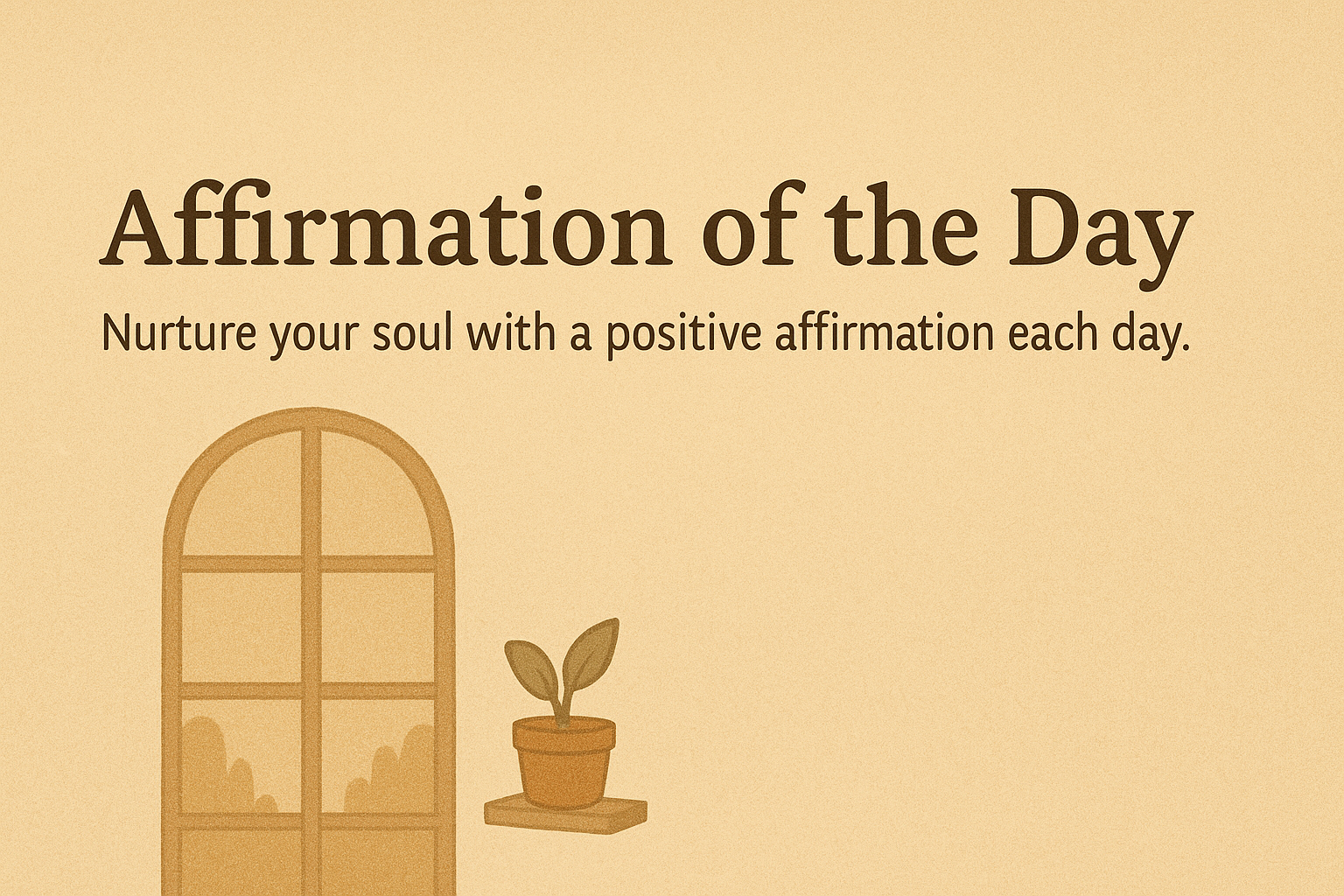 Affirmation of the day