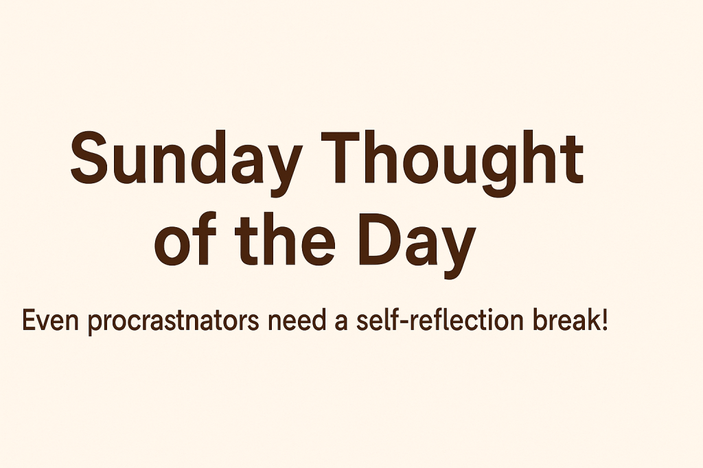 Thought of the&nbsp;day