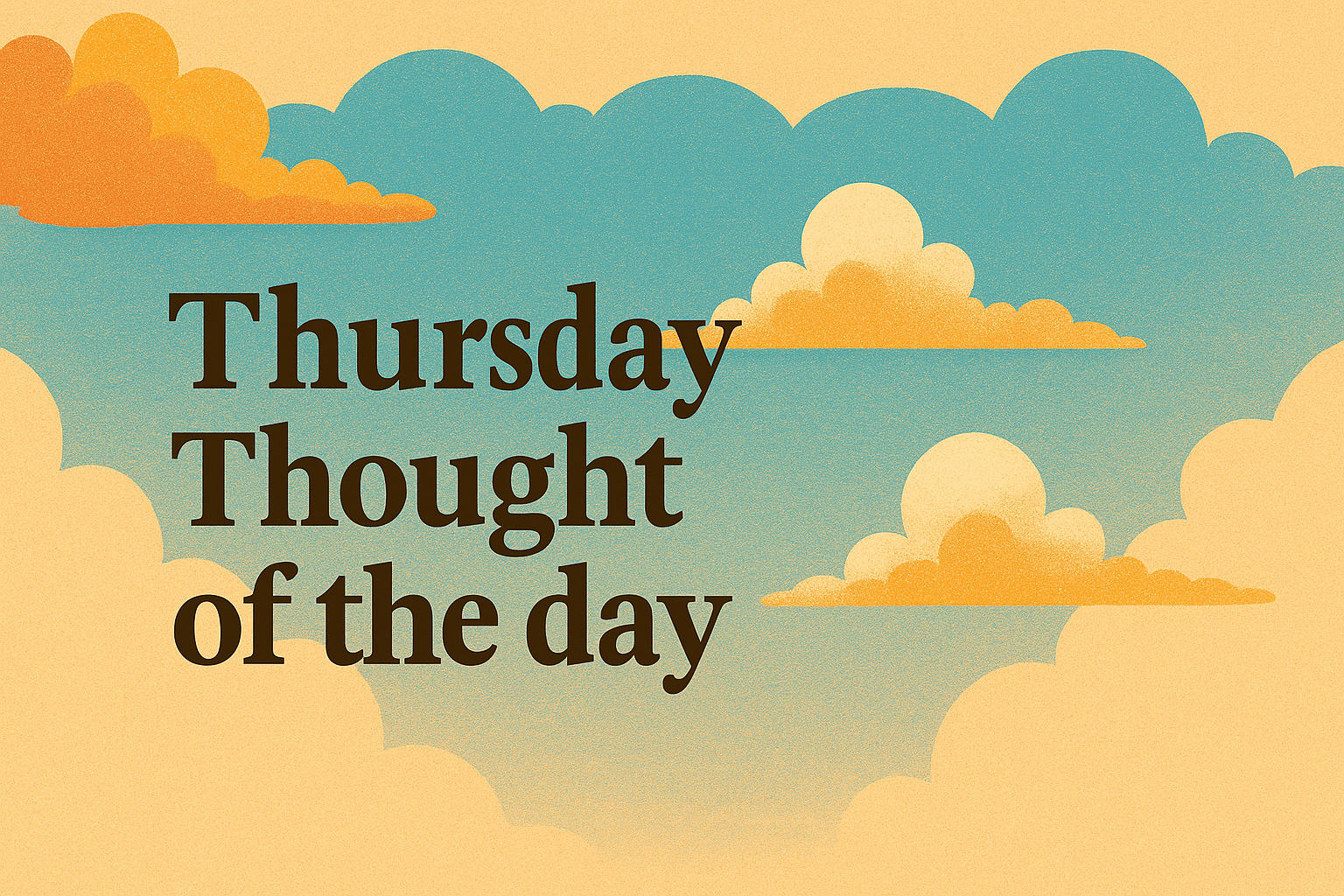 Thought of the day