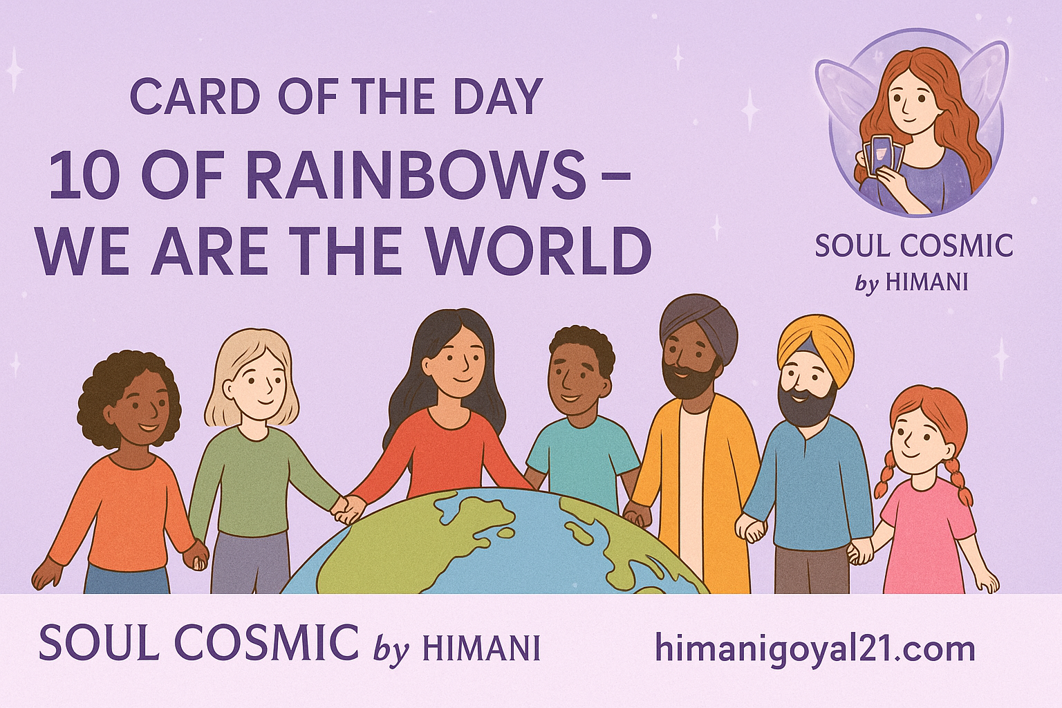 Card of the Day: 10 of Rainbows — We Are The World