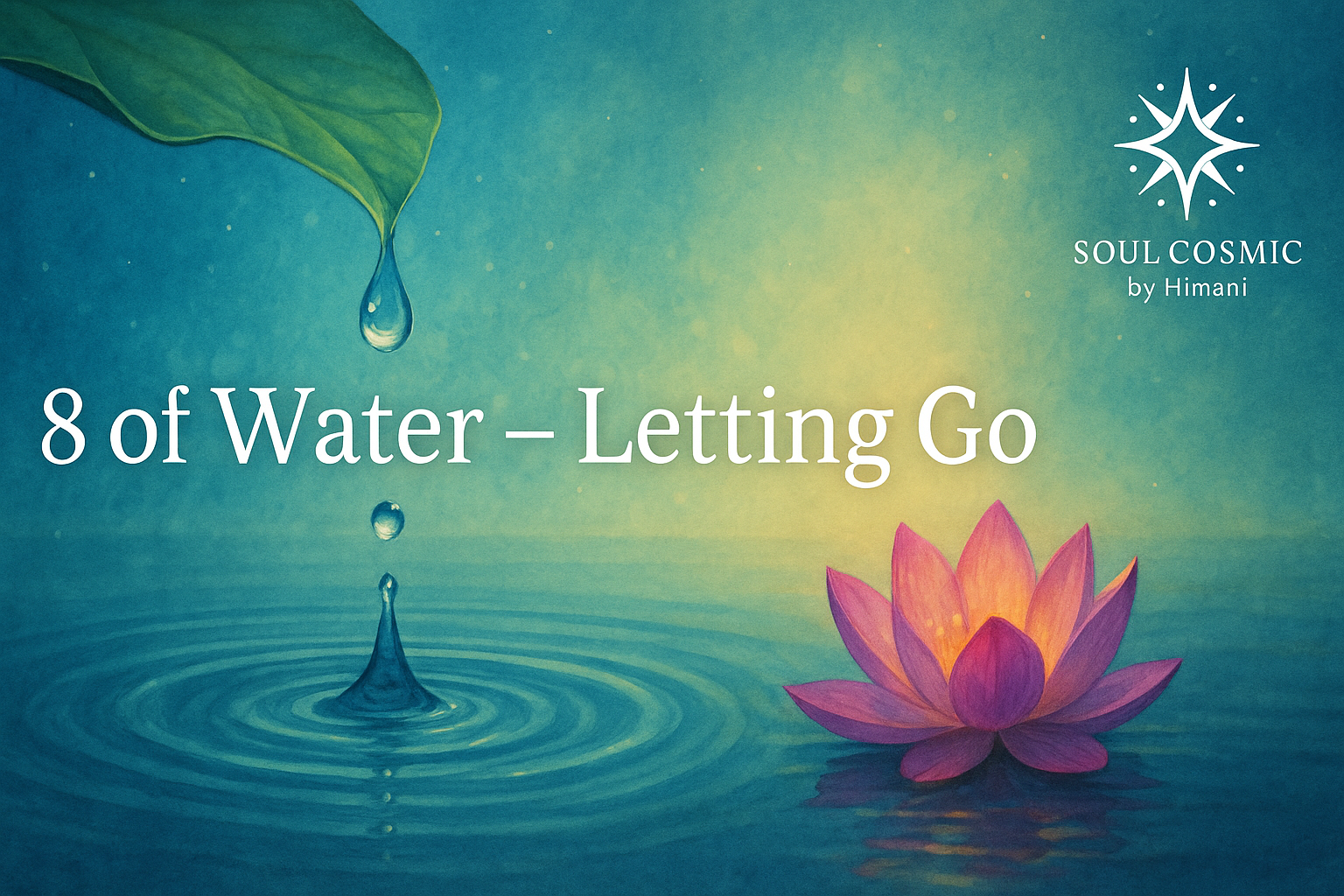 Sunday, 2nd November 2025 ✦Card of the Day: 8 of Water – Letting Go (Osho Zen Tarot)