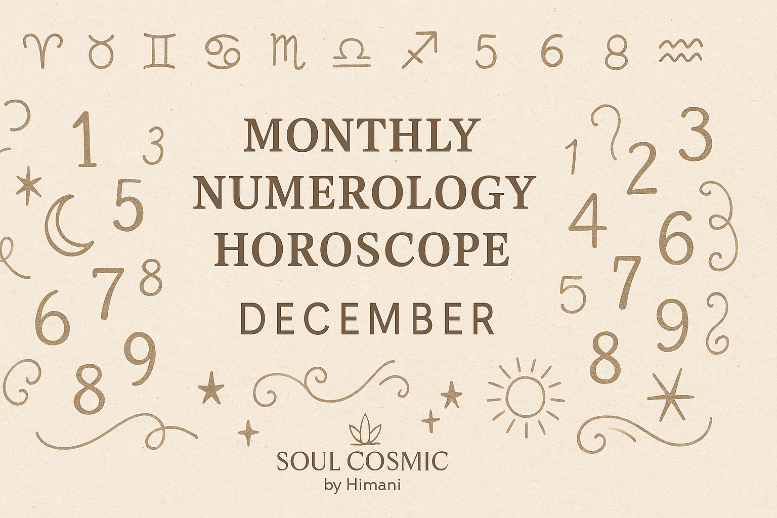 Monthly Numerology Horoscope – December 2025