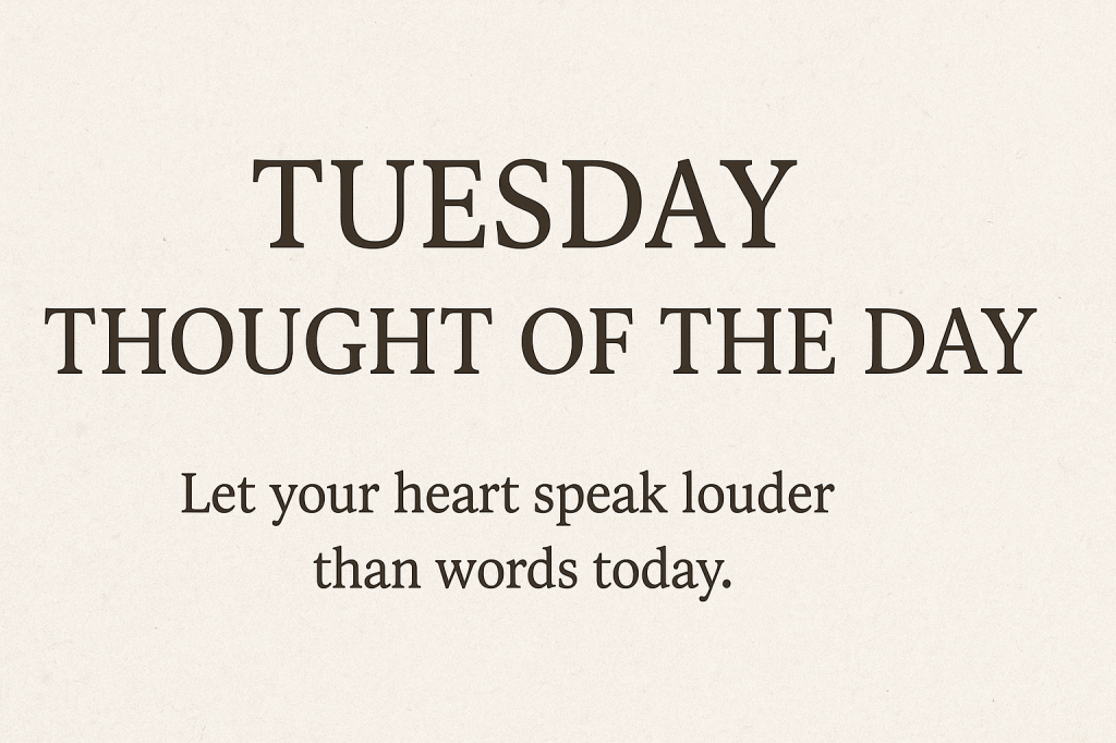 Thought of the&nbsp;day