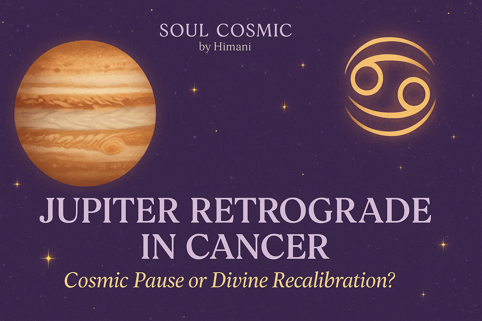 Jupiter Retrograde in Cancer: Cosmic Pause or Divine Recalibration?