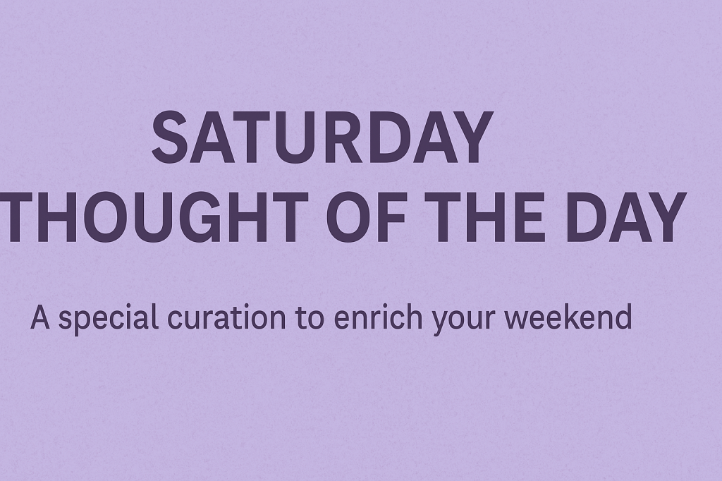 Thought of the&nbsp;day