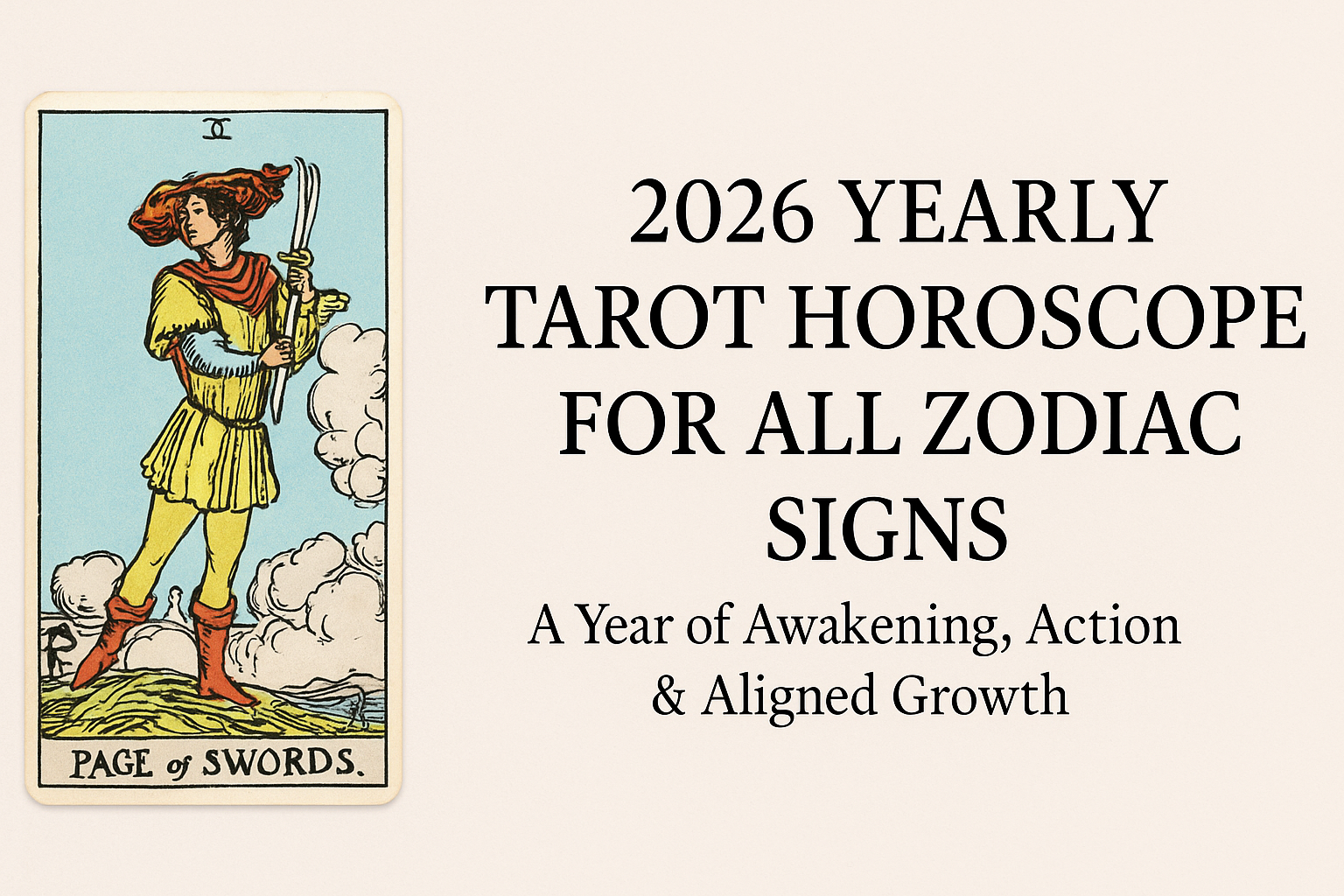 2026 Yearly Tarot Horoscope for All Zodiac Signs