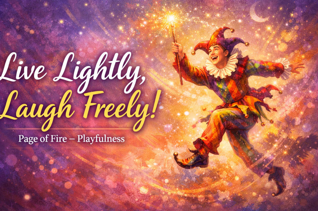 Thursday Card of the Day – 25 December 2025-Page of Fire (Playfulness) – Osho Zen Tarot