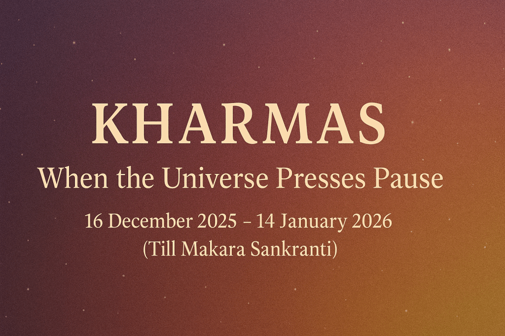 Kharmas: When the Universe Presses&nbsp;Pause