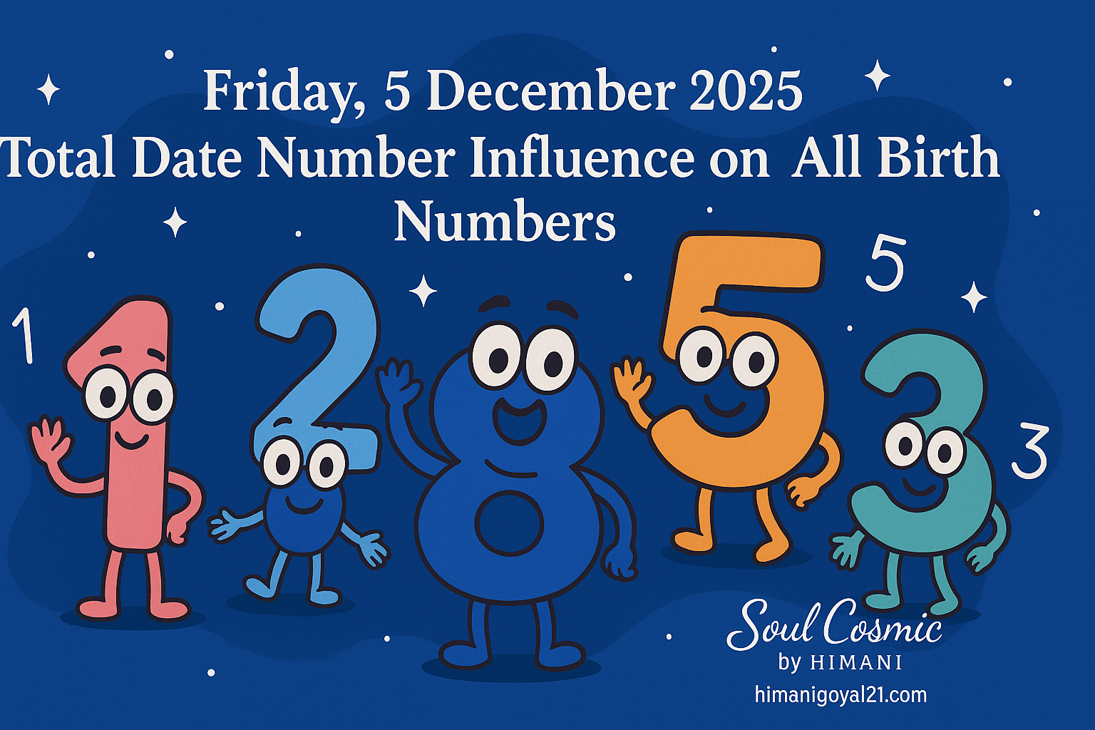 Friday, 5 December 2025 – Total Date Number Influence on All Birth Numbers