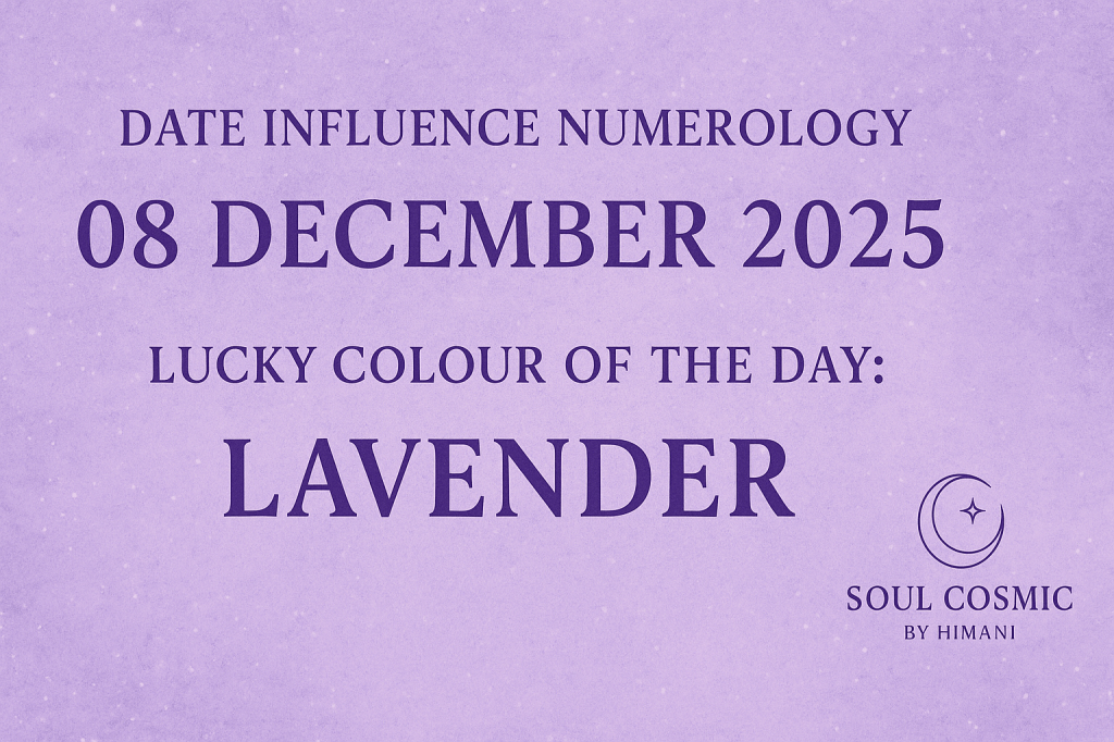 Date Influence Numerology: 08 December&nbsp;2025