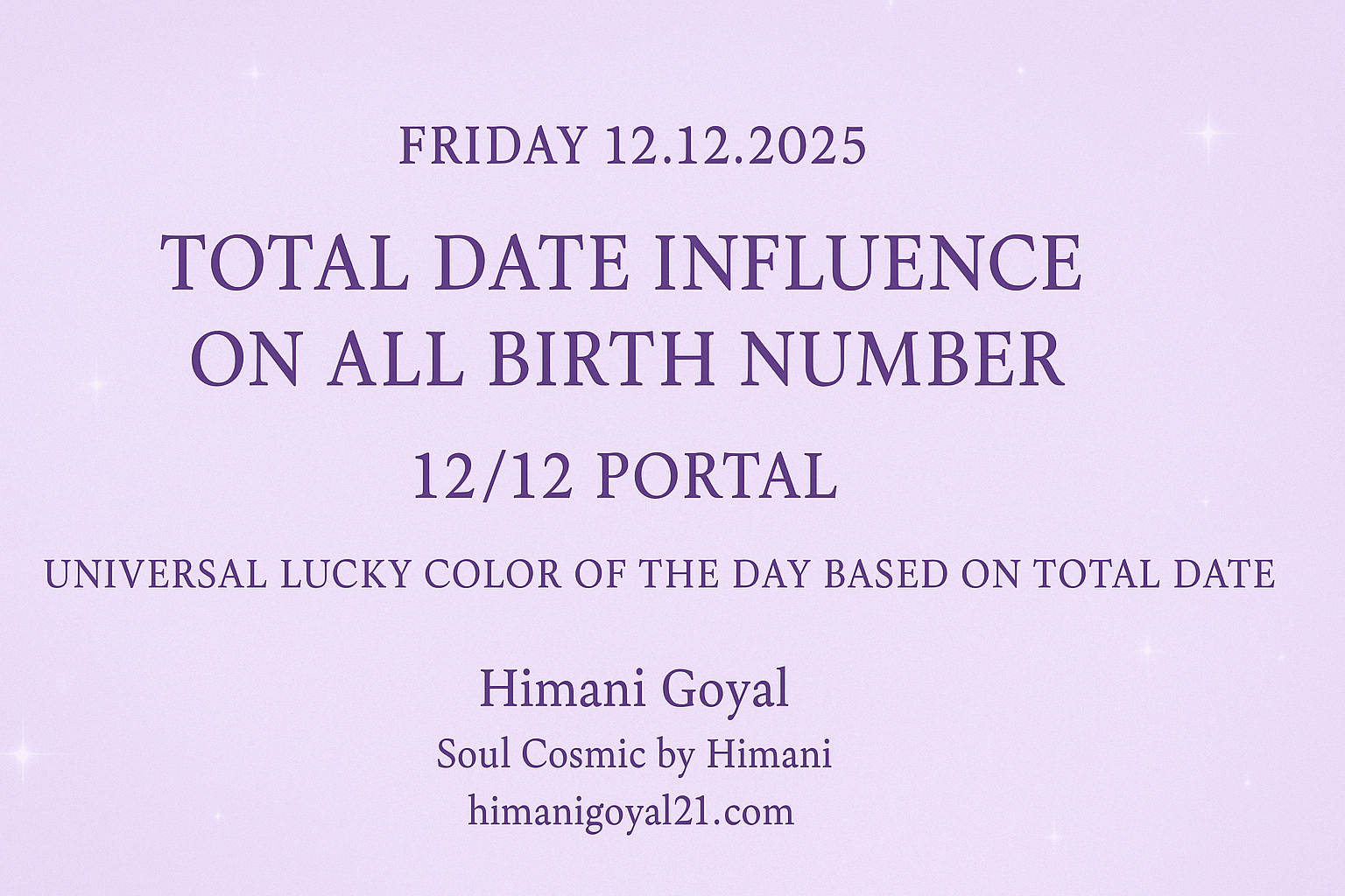 12/12 Portal & 12 December 2025 Numerology Influence