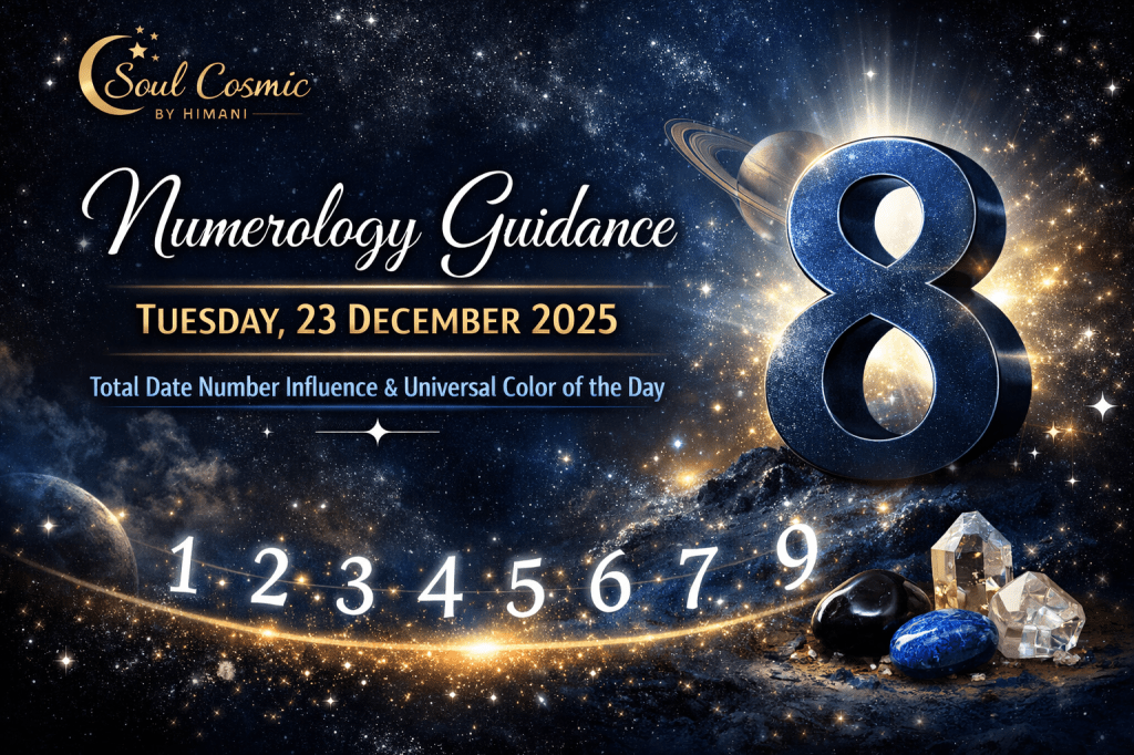 Numerology Guidance for Tuesday, 23 December 2025: Total Date Number Influence on All Birth&nbsp;Numbers