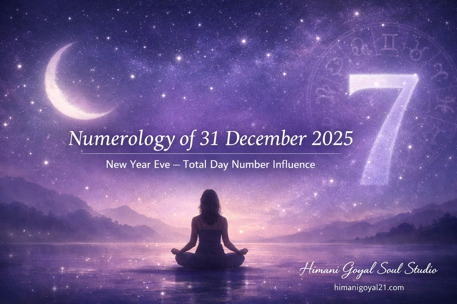 Numerology of Wednesday, 31 December 2025- New Year Eve: Total Date Number Influence on All Birth Numbers.