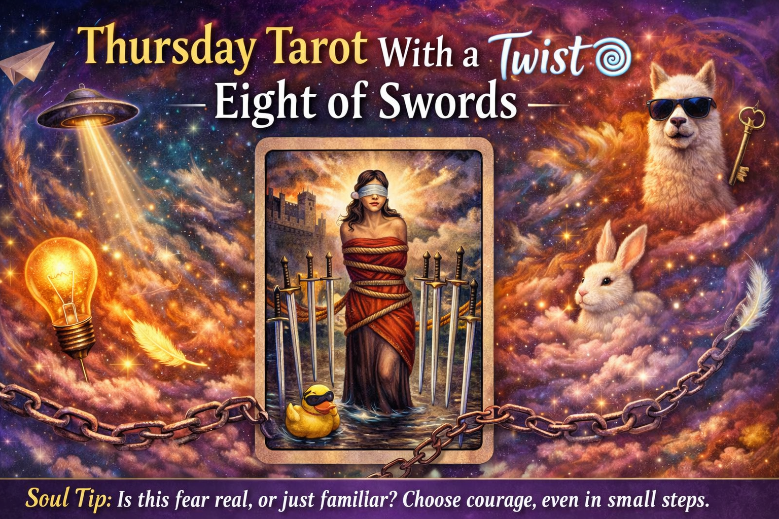 Thursday Tarot With a Twist: Eight of Swords