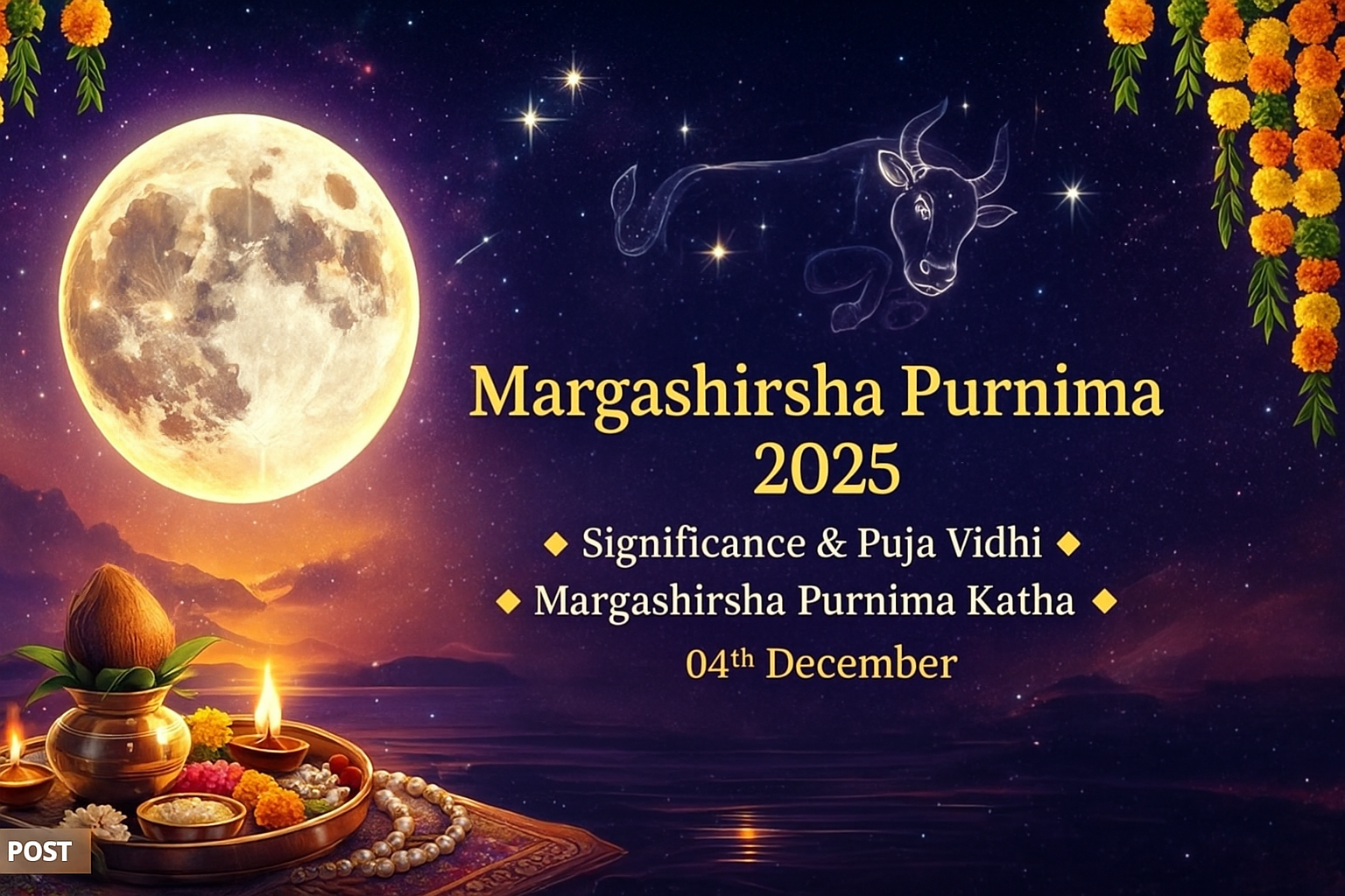 **Full Moon in Taurus – Margashirsha Purnima 2025