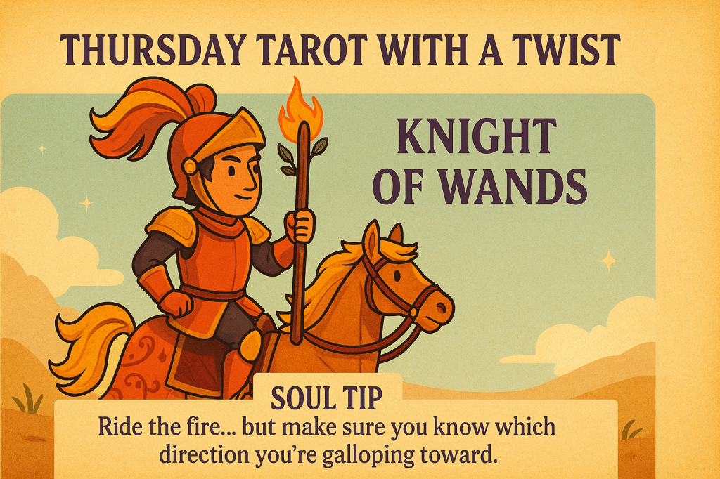 Thursday Tarot with a Twist: Knight of&nbsp;Wands
